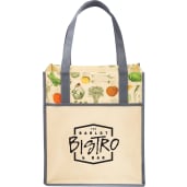Big Grocery Vintage Laminated Non-Woven Tote
