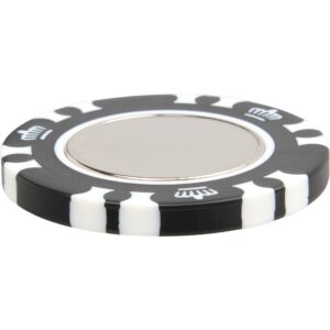 Recycled Poker Chip w/ Metal Ballmarker