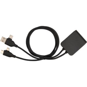 5-IN-1 Charging Cable with USB-A/C Hub