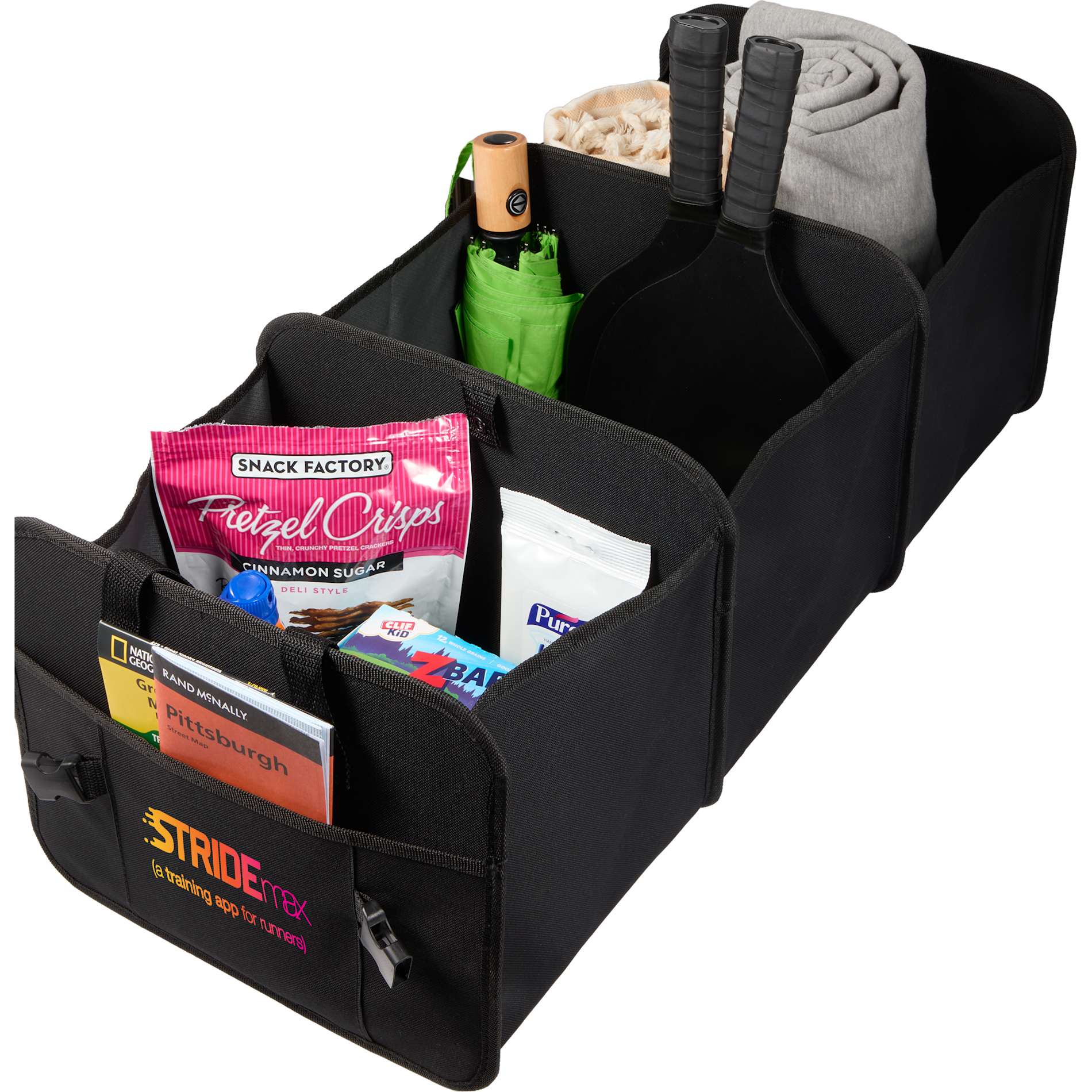 Recycled 3-Compartment Trunk Organizer