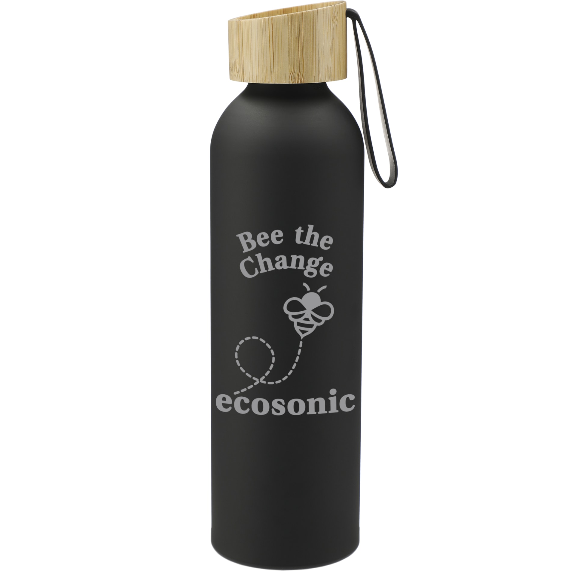 Ryze Aluminum Bottle 22 oz w/ FSC® 100% Bamboo Lid