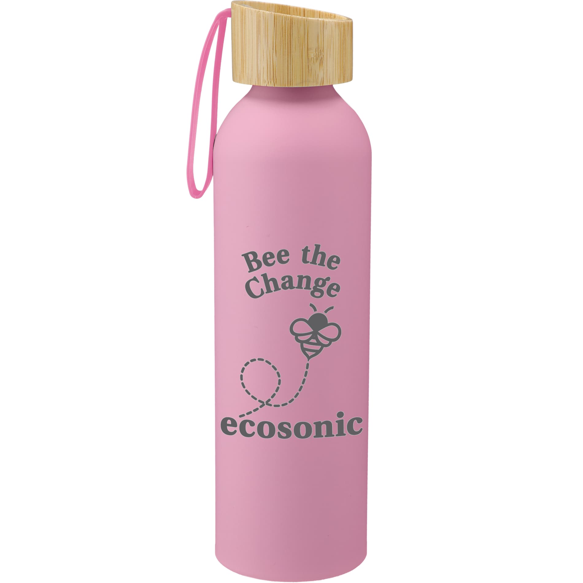 Ryze Aluminum Bottle 22 oz w/ FSC® 100% Bamboo Lid