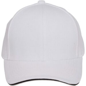 Recycled Cotton Twill 6 Panel Split Peak Ballcap