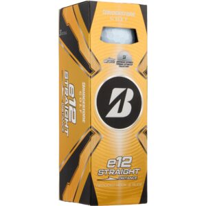 Bridgestone E12 Straight Golf Balls - 3 Pack