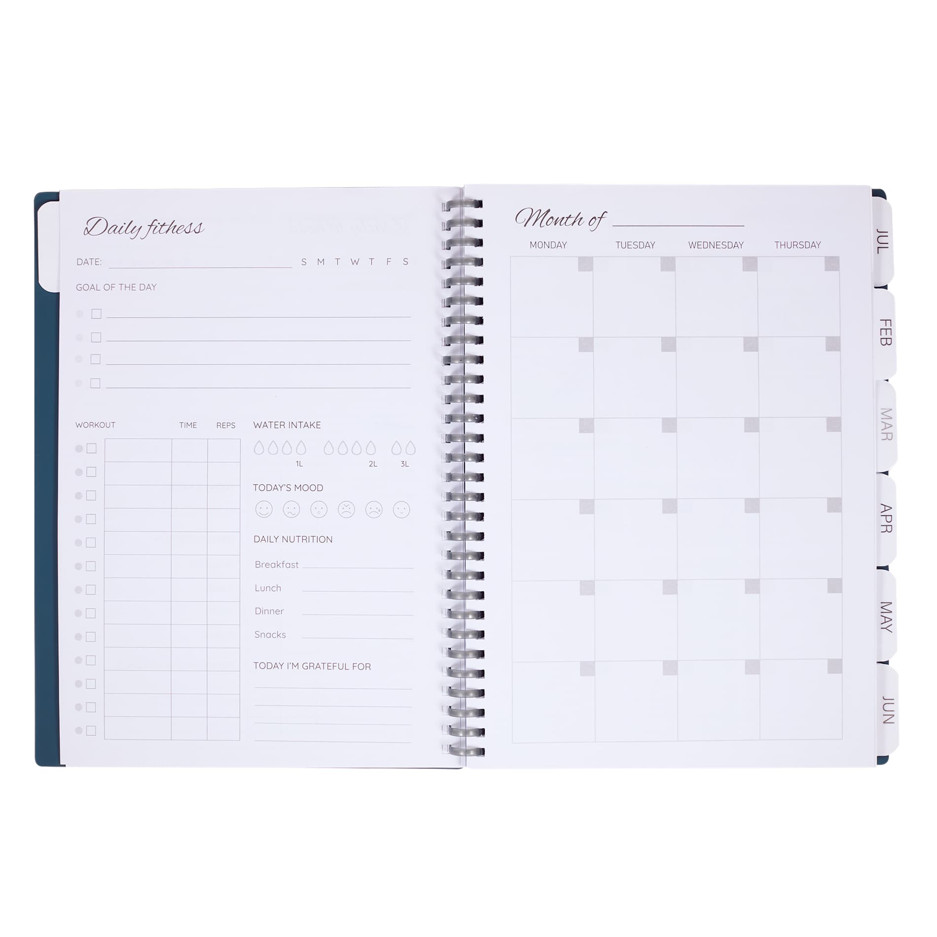 Wellable™ Plan Well Undated Planner Journal