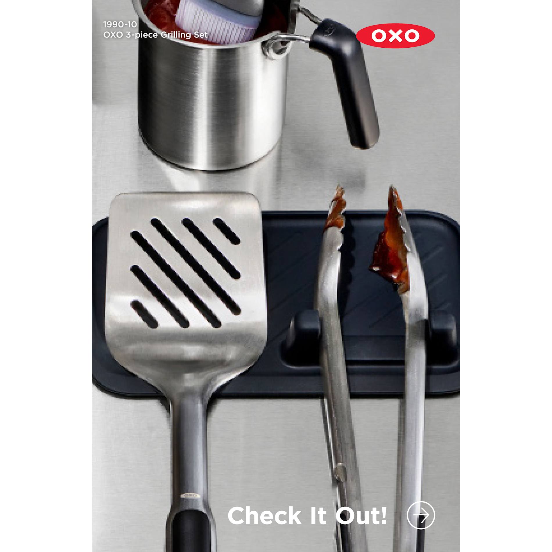 OXO 3-piece Grilling Set