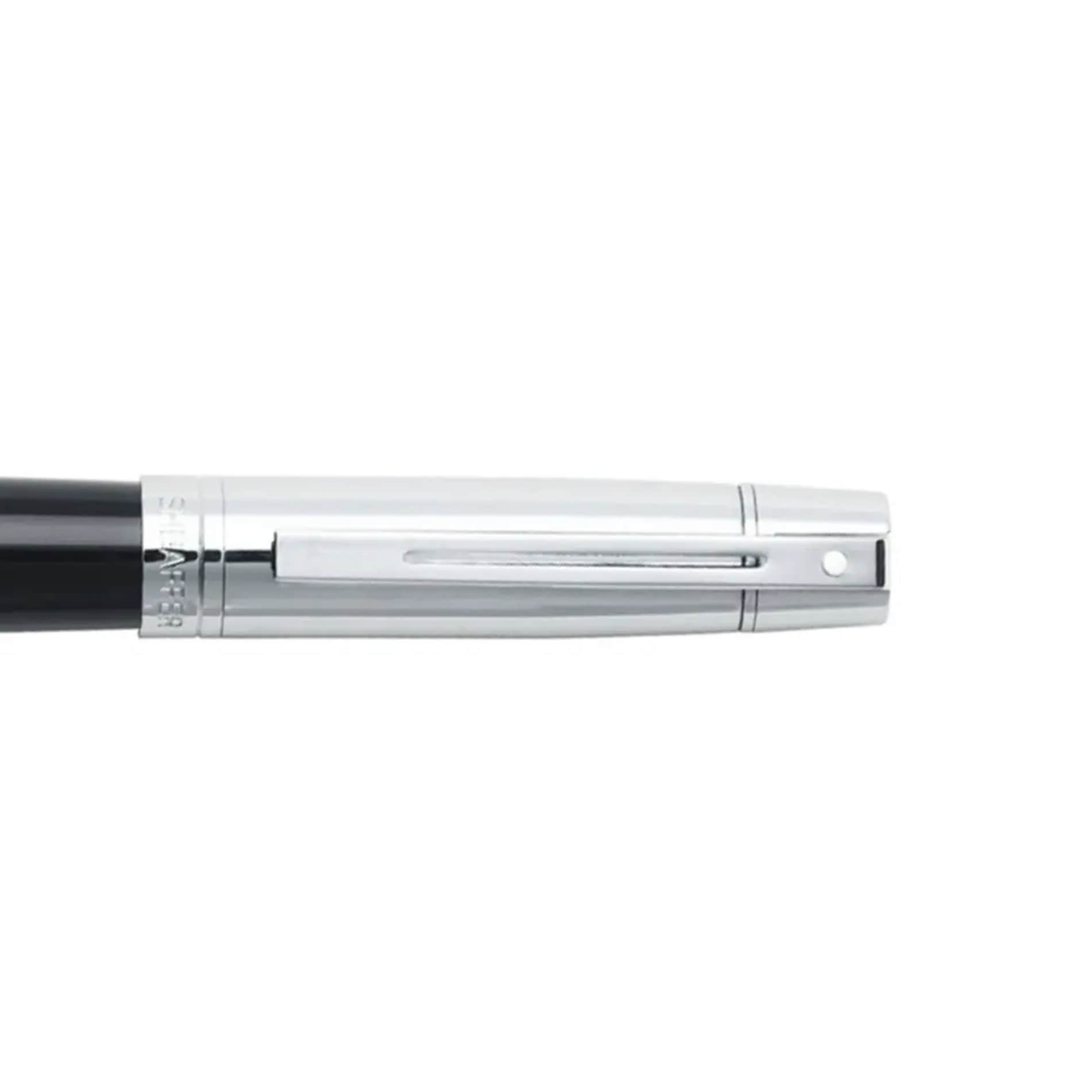 Sheaffer® 300 Glossy Chrome Black Roller Ball