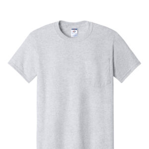 Jerzees - Dri-Power 50/50 Cotton/Poly Pocket T-Shirt.