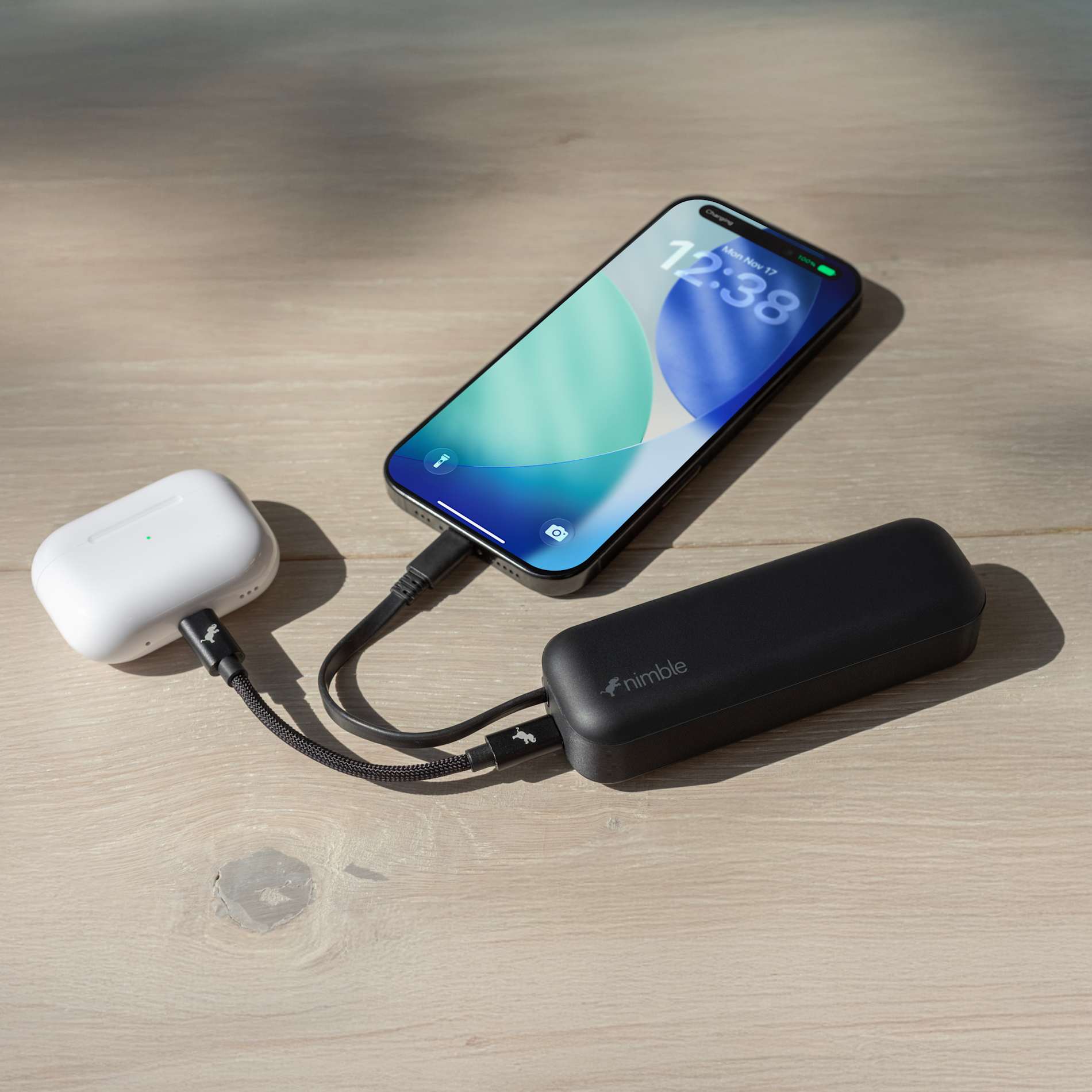 Wally Pro 20 5000 mAh Powerbank and Wall Charger