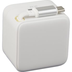 ETL Listed 20W Wall Charger with Retractable Cable