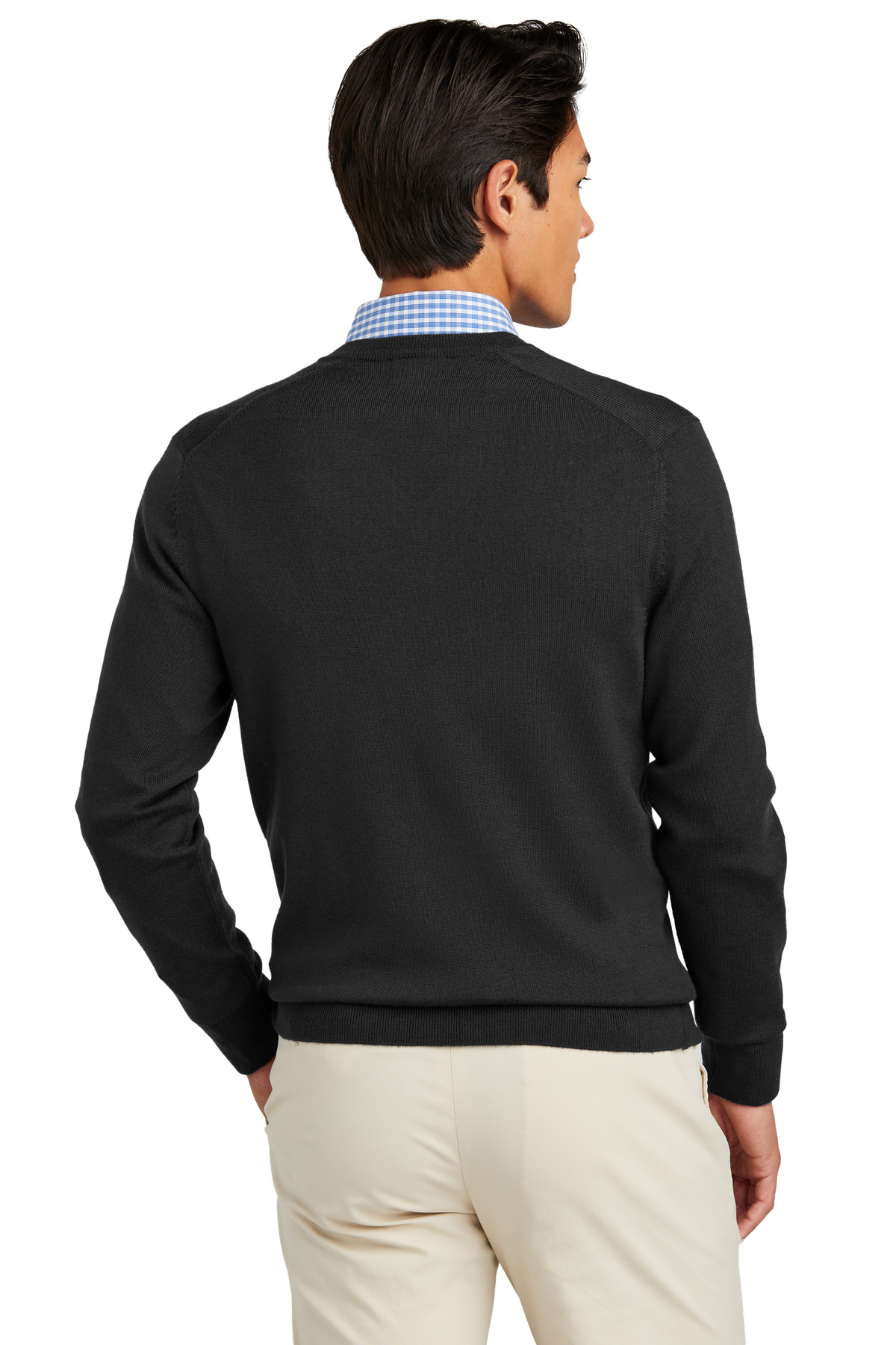 Brooks Brothers Washable Merino V-Neck Sweater