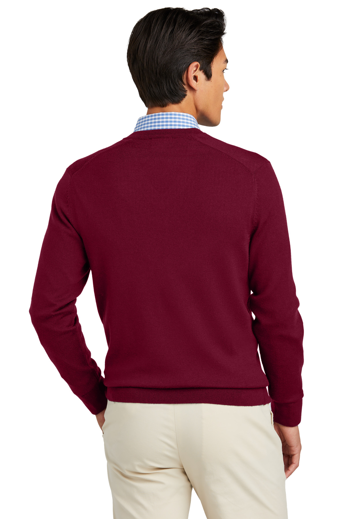 Brooks Brothers Washable Merino V-Neck Sweater