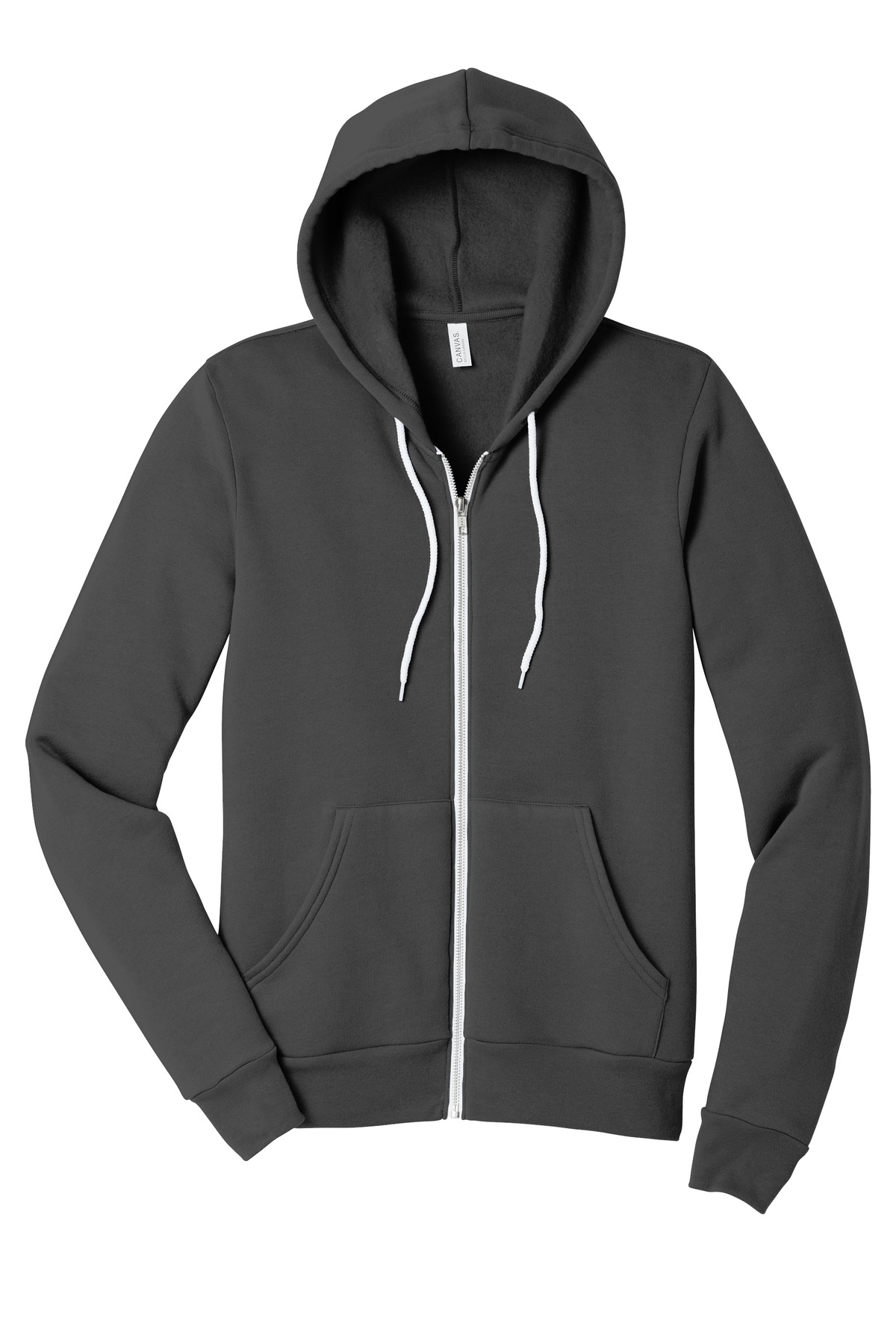 BELLA+CANVAS Unisex Sponge Fleece Full-Zip Hoodie.