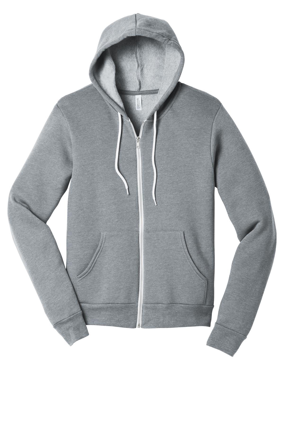 BELLA+CANVAS Unisex Sponge Fleece Full-Zip Hoodie.