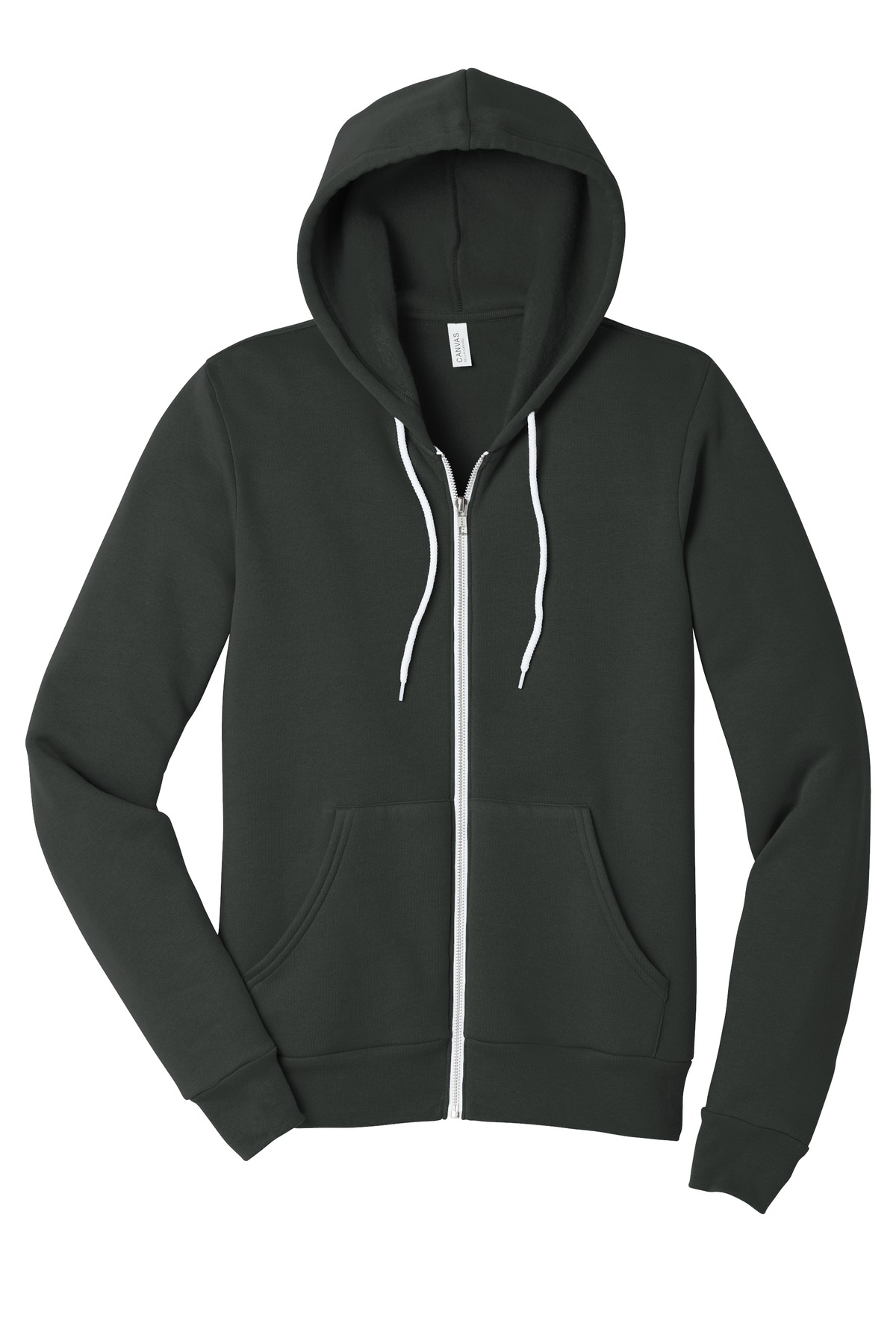 BELLA+CANVAS Unisex Sponge Fleece Full-Zip Hoodie.
