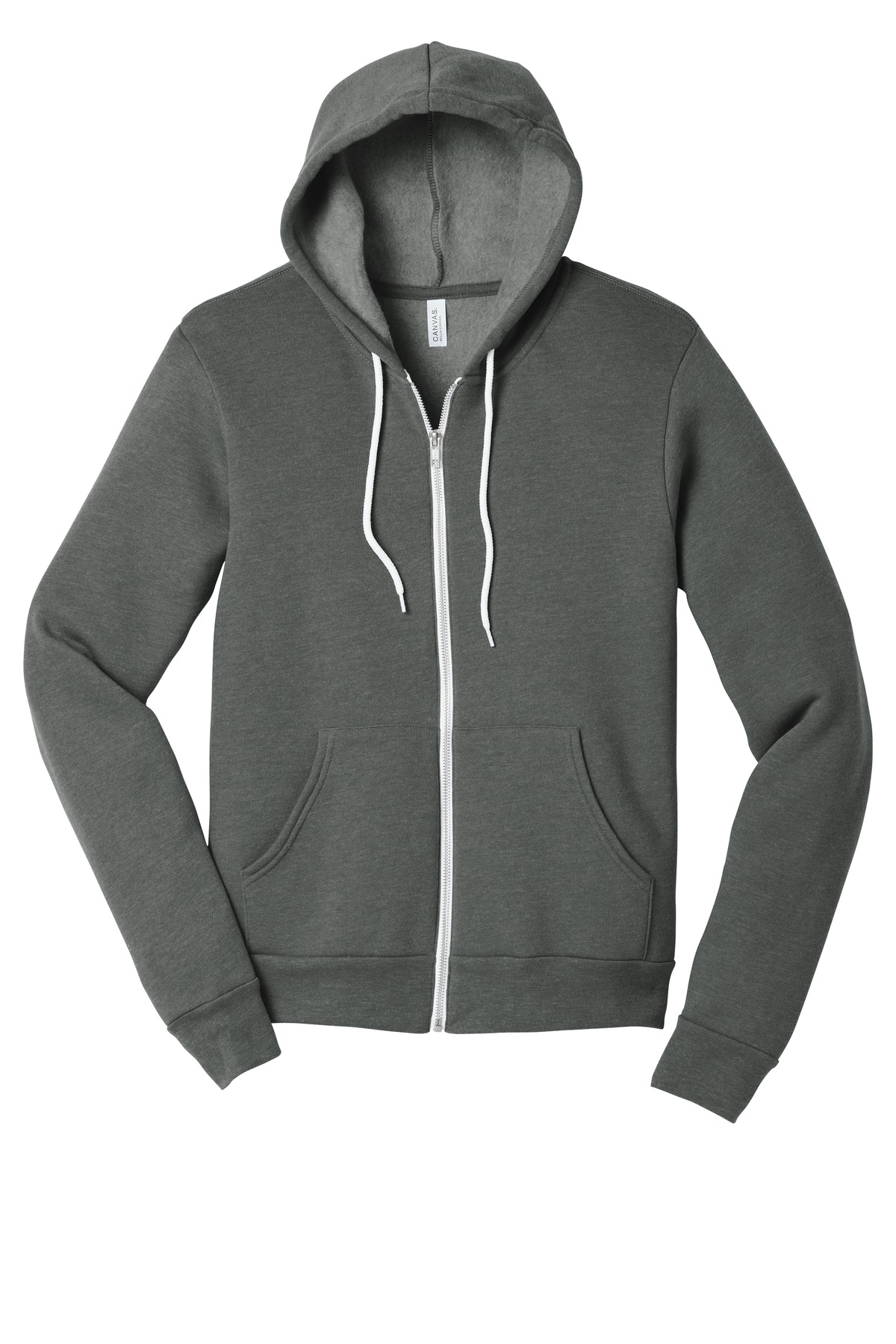 BELLA+CANVAS Unisex Sponge Fleece Full-Zip Hoodie.