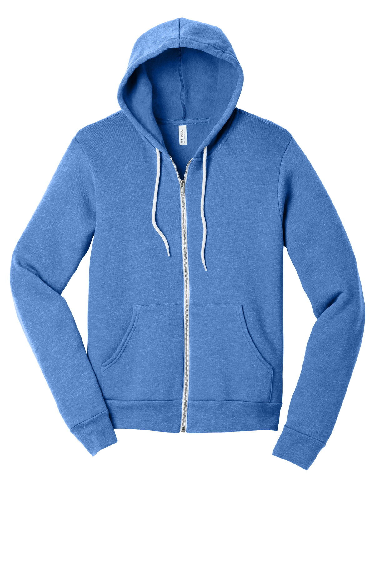 BELLA+CANVAS Unisex Sponge Fleece Full-Zip Hoodie.