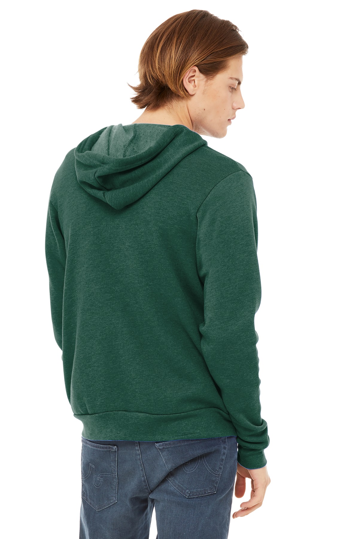 BELLA+CANVAS Unisex Sponge Fleece Full-Zip Hoodie.