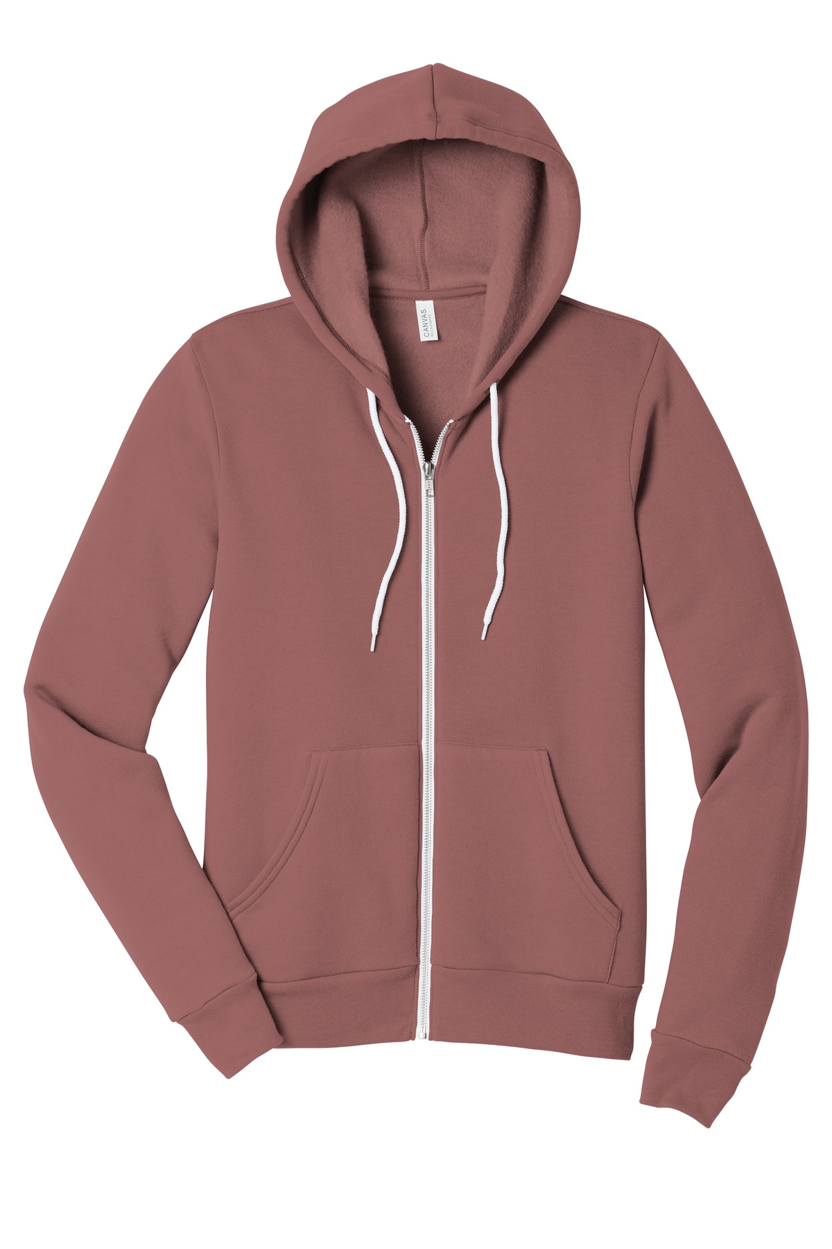 BELLA+CANVAS Unisex Sponge Fleece Full-Zip Hoodie.