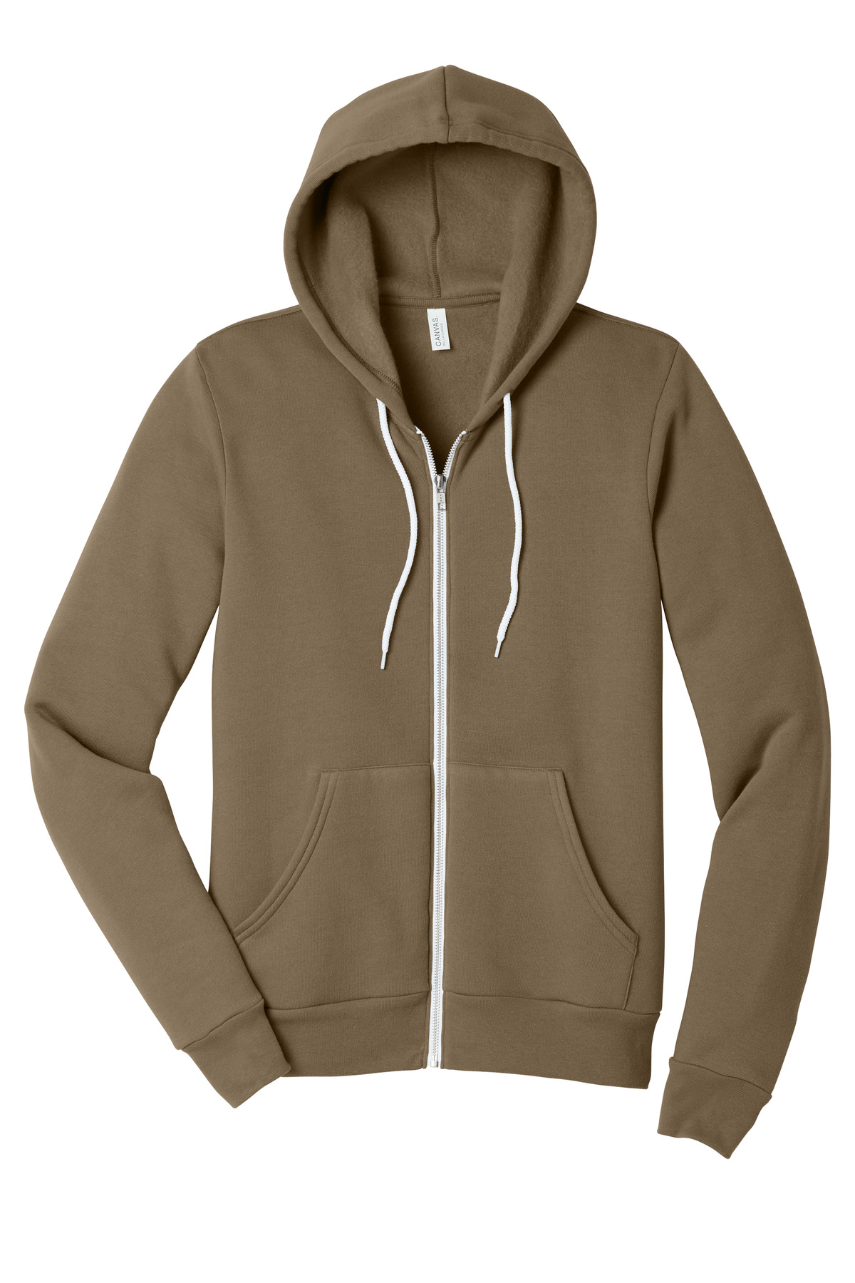 BELLA+CANVAS Unisex Sponge Fleece Full-Zip Hoodie.