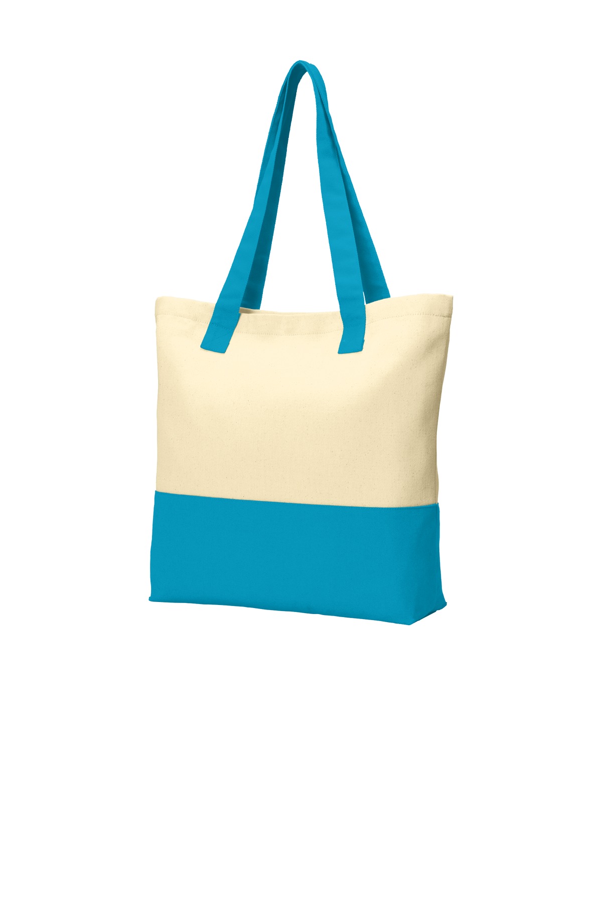 Port Authority Colorblock Cotton Tote.