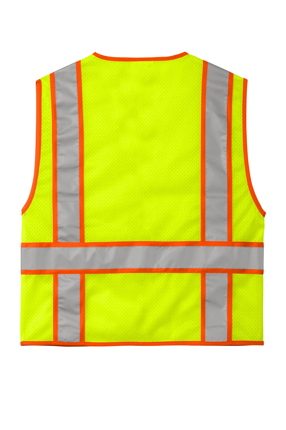 CornerStone ANSI 107 Class 2 Mesh Zippered Two-Tone Vest.