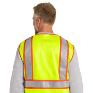 CornerStone ANSI 107 Class 2 Surveyor Zippered Two-Tone Vest.